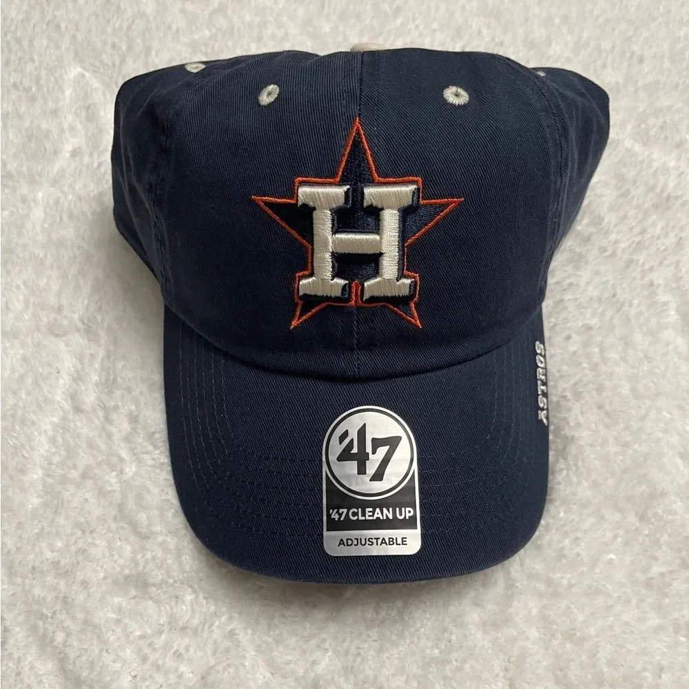 Houston Astros Hat Cap 47 Franchise Fitted Mens Navy Blue